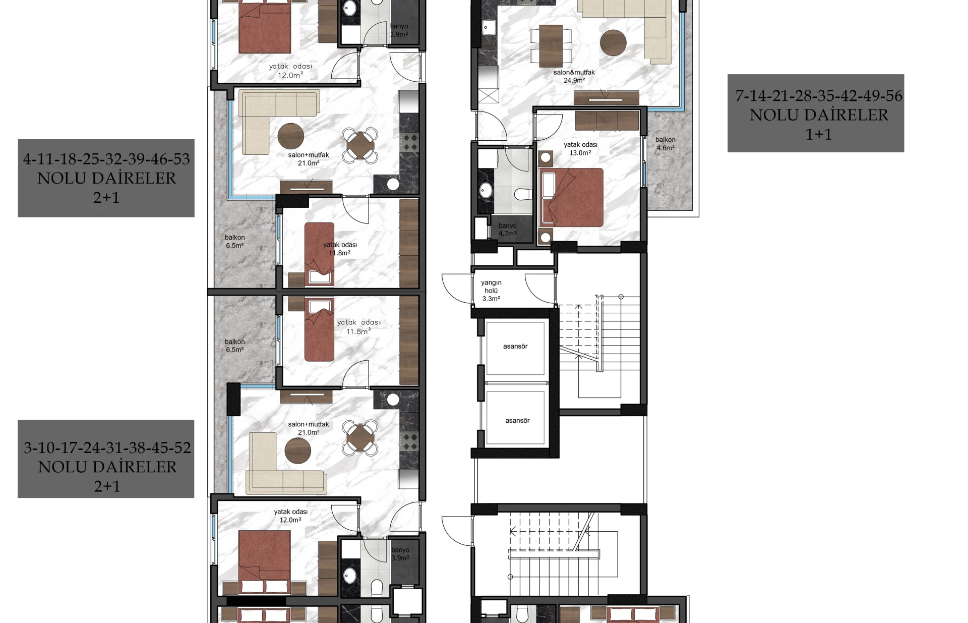 Naula Residence 1 - Planlar